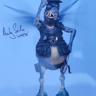 Andy Secombe as Watto in Star Wars: The Phantom Menace – signed 10"x8" photo