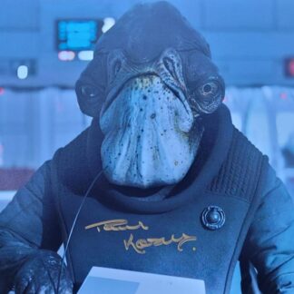 Paul Kasey as Creature Performer in Star Wars – signed 10"x8" photo