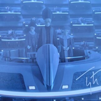 Toby Longworth as Lott Dod in Star Wars: Episode I – The Phantom Menace - signed 10"x8" photo with COA
