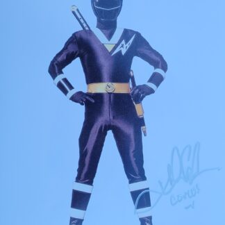 Alan Palmer as Corcus in Mighty Morphin Alien Rangers – signed 10"x8" photo