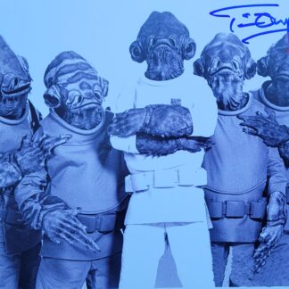 Tim Dry as Mon Calamari in Star Wars – signed 10"x8" photo
