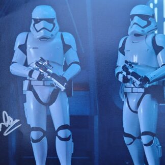 Sandeep Mohan as Clone Trooper in Star Wars: The Force Awakens – signed 10"x8" photo