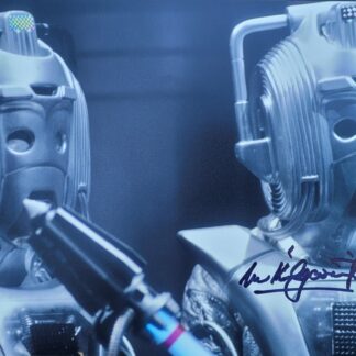 Michael Kilgariff as The Giant Cyberman in Doctor Who – signed 10"x8" photo