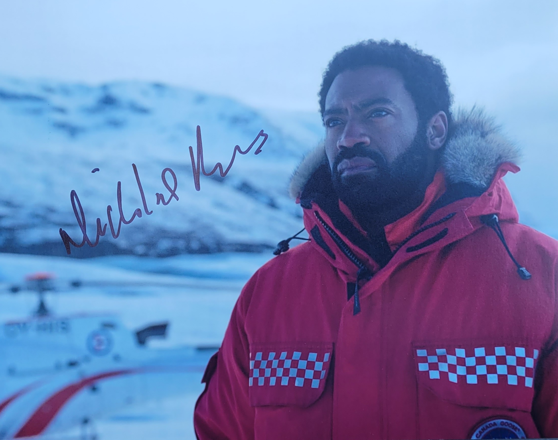 Nicholas Pinnock as Frank Sutter in Fortitude – signed 10"x8" photo