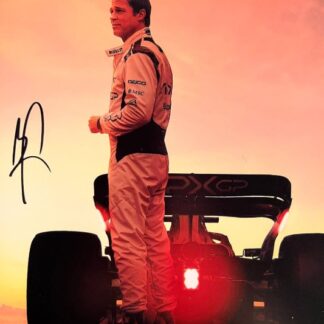 Brad Pitt as Sonny Hayes in F1 – signed 10"x8" photo with COA