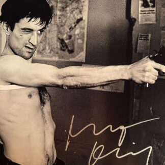 Robert De Niro as Travis Bickle in Taxi Driver – signed 8"x10" photo