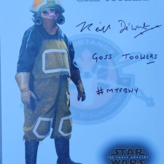 Keith De Winter as Goss Toowers in Star Wars: The Force Awakens – Signed 8″ x 10″ Photo
