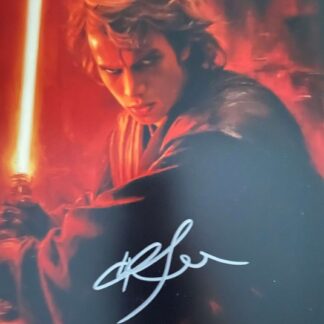 Hayden Christensen as Anakin Skywalker in Star Wars: Revenge of the Sith – signed 10"x8" photo with COA