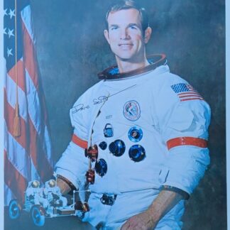 Astronaut David R. Scott – 8" x 10" Signed NASA Apollo 15 Portrait Photo with COA