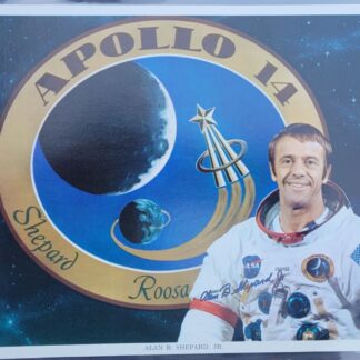 Astronaut Alan Shepard – 8" x 10" Signed NASA Apollo 14 Portrait Photo with COA
