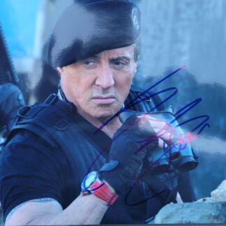 Sylvester Stallone in "The Expendables" - signed photo 10" x 8" with COA