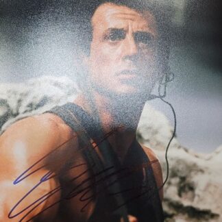 Sylvester Stalone - signed photo 10" x 8" with COA