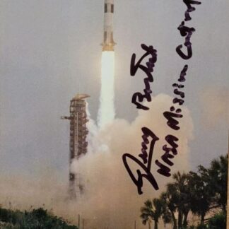 Jerry Bostick – known as Flight Dynamics Officer in Apollo 13 – signed 4" x 6" photo with COA