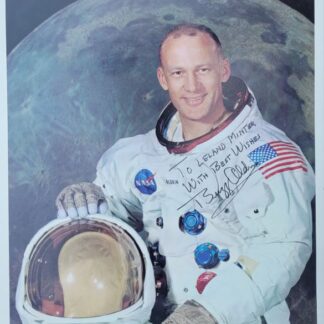 Astronaut Buzz Aldrin – Signed 10" x 8" Apollo 11 Portrait Photo with COA