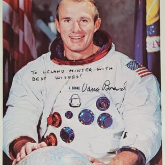 Astronaut Vance D. Brand – 8" x 10" Signed NASA Portrait Photo with COA