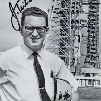 John Tribe – A NASA Launch Team Member Signed 4″ x 5″ Photo