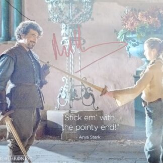 Miltos Yerolemou as Syrio Forel in Game of Thrones – Signed 8" x 10" Photo with COA