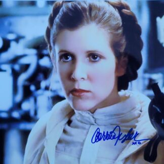 Carrie Fisher as Princess Leia in Star Wars – Signed 12″ x 8″ Photo with COA