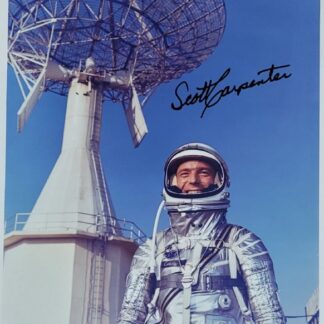 Scott Carpenter – Mercury-Atlas 7 Astronaut – signed 10"x8" photo with COA