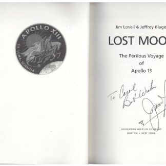 Lost Moon: The Perilous Voyage of Apollo 13 – Signed by Astronaut Jim Lovell