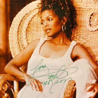 Janet Jackson – Signed 8″ x 10″ Photo with GFA Authentication