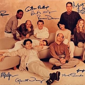 Star Trek: Voyager – signed by 9 of the main cast – 8" x 10" photo with COA