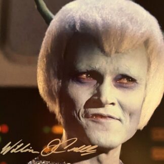 William O'Connell as Thelev in Star Trek: The Original Series – signed 10"x8" photo with COA