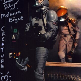 Diane Salinger as Melanie Bryce in Creature (1985) – signed 10"x8" photo with COA