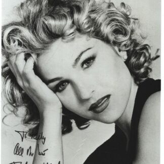 Tatum O'Neal – Classic Black & White Portrait – signed 10"x8" photo with COA