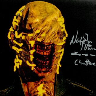 Nicholas Vince as The Chatterer in Hellraiser – signed 10"x8" photo with COA