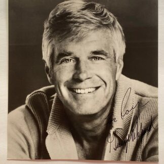 George Peppard, best known for his role in the A-Team – signed 8"x10" photo with COA