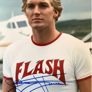 Sam J. Jones, known as Flash Gordon – signed 10"x8" photo with COA