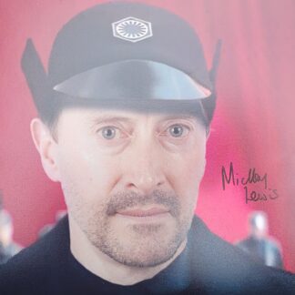 Mickey Lewis as First Order General in Star Wars: Episode VII – The Force Awaken – signed 10"x8" photo