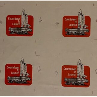 1980 NASA Kennedy Space Center Rockwell Shuttle Orbiter Vintage Decal