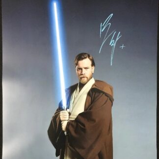 Ewan McGregor as Obi-Wan Kenobi in Star Wars – signed 16"x20" mini poster / oversized photo with COA