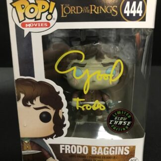 Elijah Wood as Frodo Baggins in The Lord of the Rings – signed Funko Pop #444 with COA