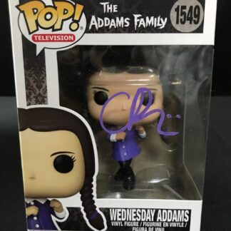 Christina Ricci as Wednesday Addams in Wednesday – signed Funko Pop #1549 with COA