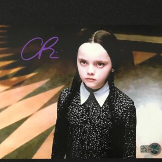 Christina Ricci as Wednesday Addams in Wednesday – signed 10"x8" photo with COA
