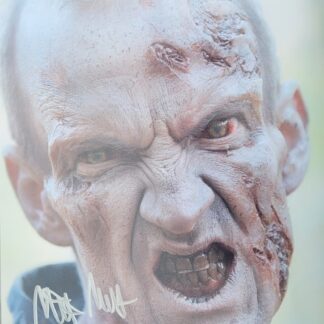 Mike Mundy as a Walker in The Walking Dead – signed 10"x8" photo