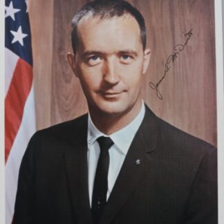 James A. McDivitt: NASA astronaut Apollo 9 Commander – signed 10"x8" photo with COA