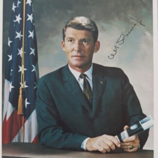 Wally Schirra: NASA astronaut Apollo 7 Commander – signed 10"x8" photo with COA