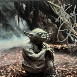 Frank Oz as Yoda puppeteer in Star Wars – signed 10"x8" photo with COA