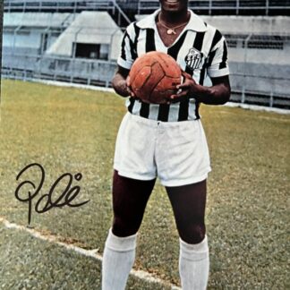 Pelé soccer legend – signed 10"x8" photo with COA