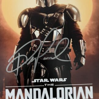 Pedro Pascal as The Mandalorian – signed 10"x8" photo with COA