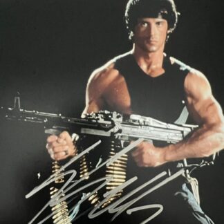 Sylvester Stallone as John Rambo in Rambo – signed 8"x10" photo with COA