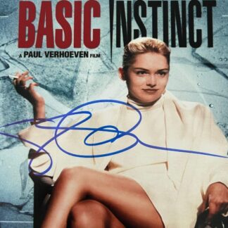 Sharon Stone in Basic Instinct – signed 10"x8" photo with COA