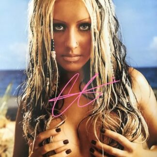 Christina Aguilera – signed 10"x8" photo with COA