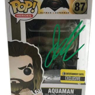 Jason Momoa as Aquaman in DC’s Aquaman – signed Funko Pop #87 with COA
