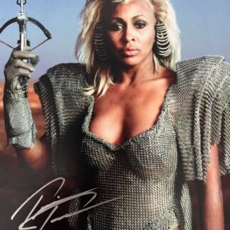 Tina Turner as Aunty Entity in Mad Max Beyond Thunderdome – signed 10"x8" photo with COA