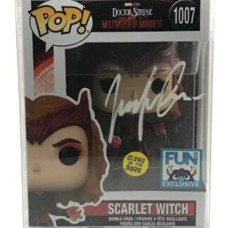 Elizabeth Olsen as Scarlet Witch in Marvel’s WandaVision – signed Funko Pop #1007 with COA